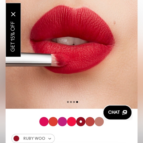 MAC Cosmetics Red Lipstick - Ruby Woo - Picture 8 of 10